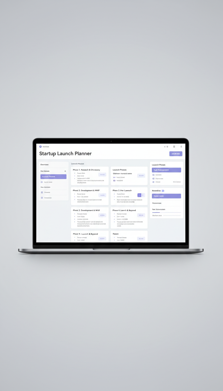 Startup Launch Planner with Milestone Tracker
